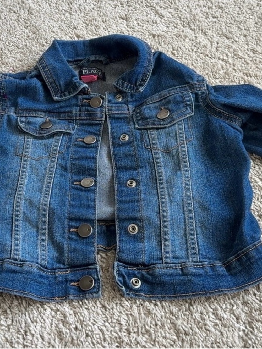 The Children's Place Dark Blue Denim Jean Jacket